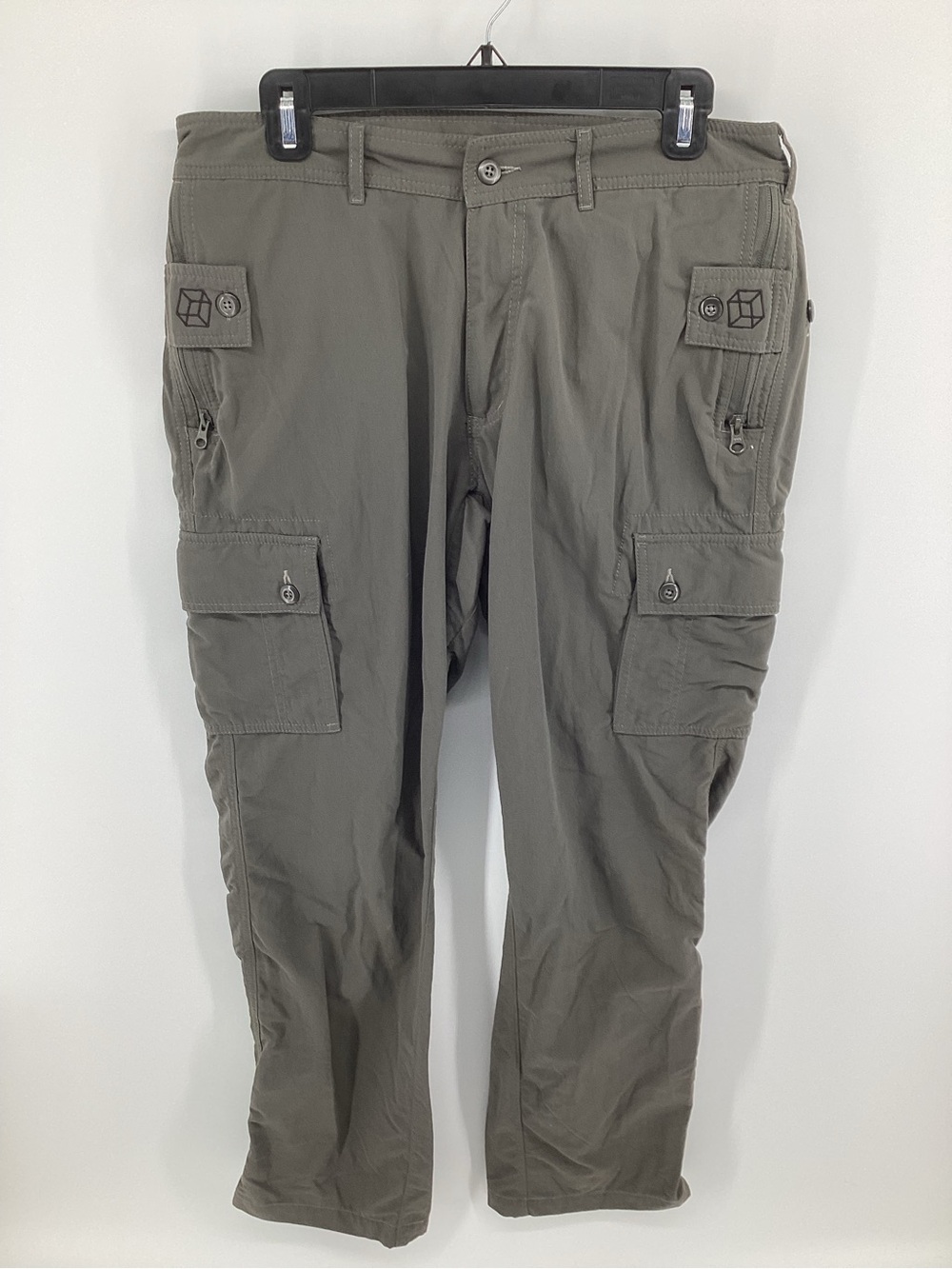 Clothing Arts Travel Cargo Pants in Olive - Utility Pocket Design